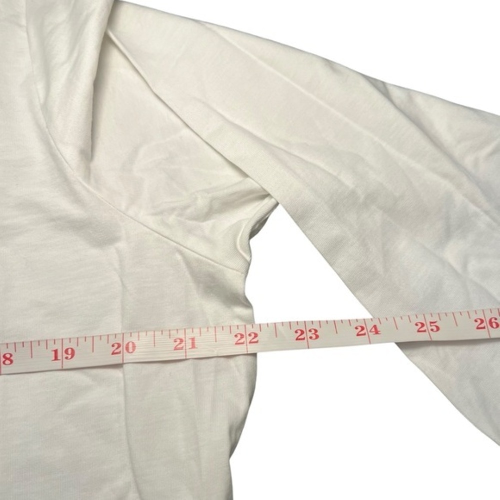 Ralph Lauren WHITE Women's Split-Neck Three-Quarter Sleeve Cotton Tunic 1X NWOT - Picture 9 of 13